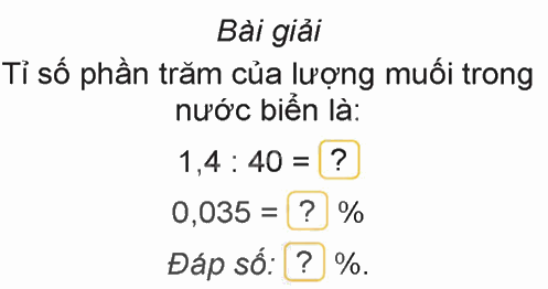 Toán lớp 5 Bài 40. Tìm tỉ số phần trăm của hai số - SGK Kết nối tri thức với cuộc sống 2