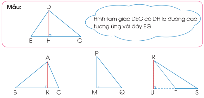 Toán lớp 5 Bài 50. Hình tam giác - SGK cánh diều 2 1