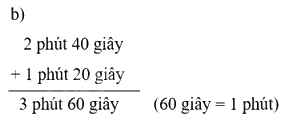 Toán lớp 5 Bài 57. Cộng trừ số đo thời gian - SGK Kết nối tri thức với cuộc sống 1 3