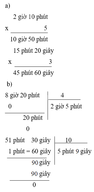Toán lớp 5 Bài 58. Nhân chia số đo thời gian với một số - SGK Kết nối tri thức với cuộc sống 6 1