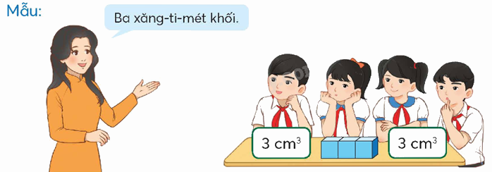 Toán lớp 5 Bài 70. Xăng-ti-mét khối - SGK chân trời sáng tạo 1 1