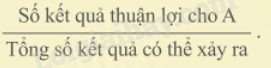 Trắc nghiệm Bài 1: Mô tả xác suất bằng tỉ số Toán 8 Chân trời sáng tạo 0 1